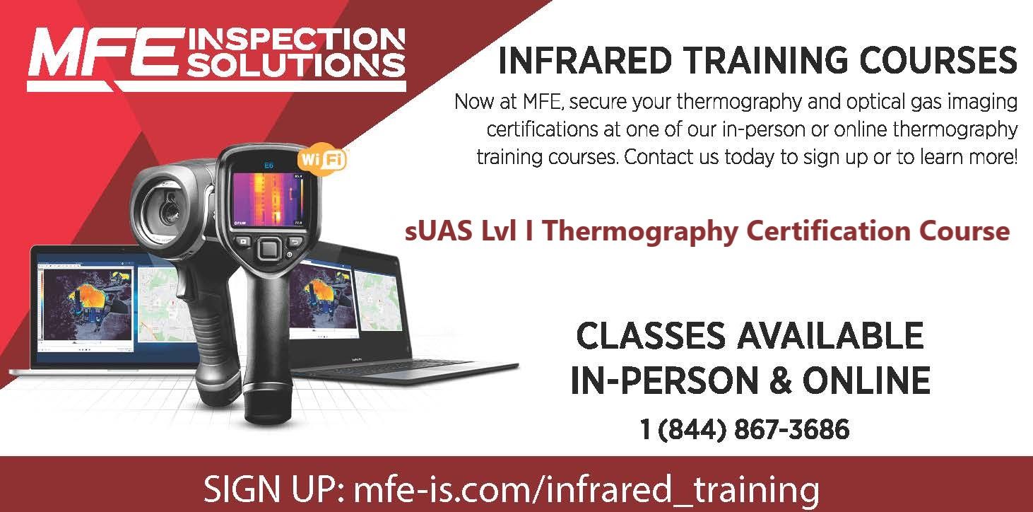 Level I sUAS Thermography Course MFE Inspection Solutions