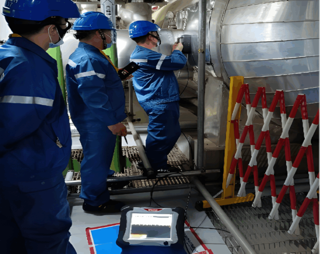 MFE Pulse Pro pulse eddy current system operating in extreme temperatures.