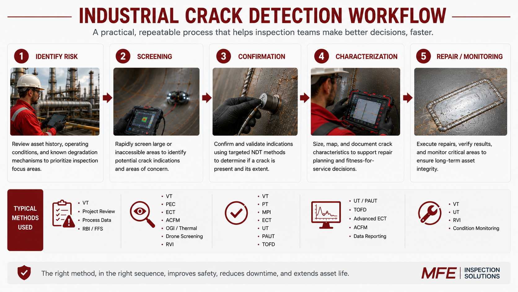 Crack Detection: NDT Methods, Tools & Equipment | Guide