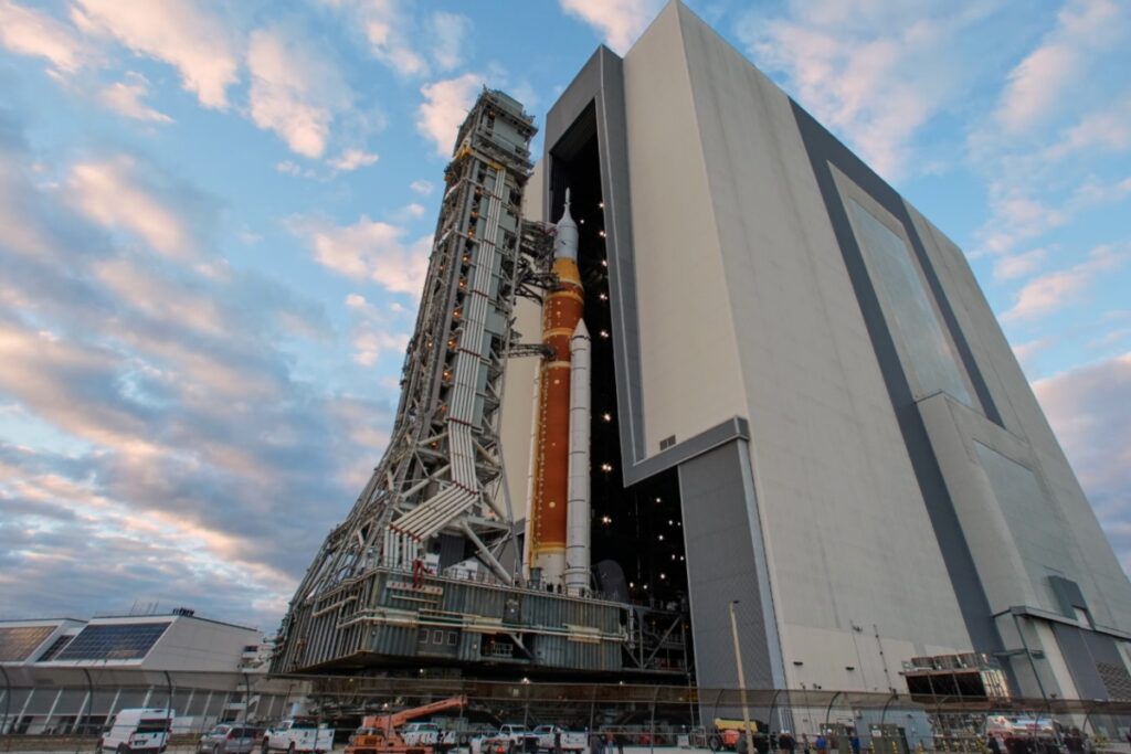 Vehicle Assembly Building at Kennedy Space Center in Florida