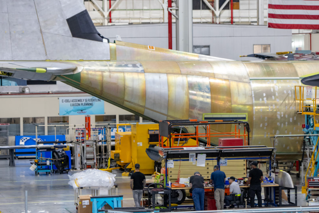 Aircraft manufacturing or maintenance activity in the Atlanta area