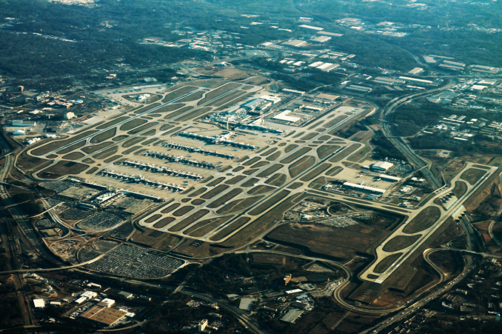 Cargo and aviation infrastructure at Hartsfield-Jackson Atlanta International Airport