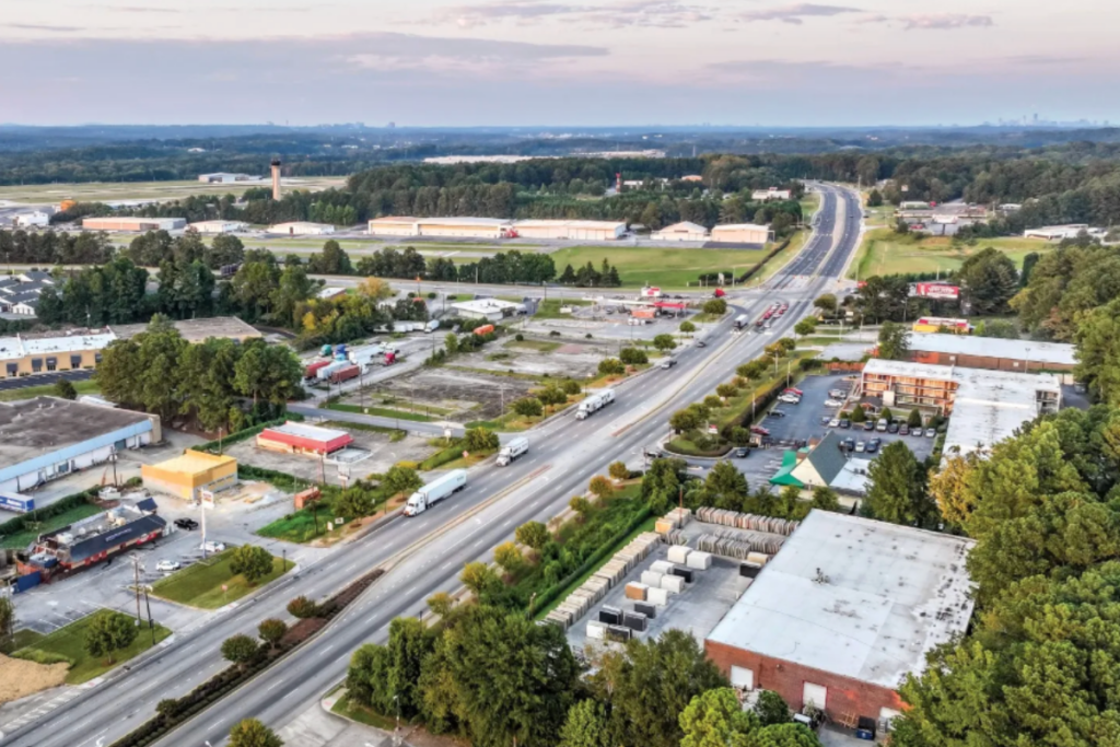 Industrial and freight infrastructure in Fulton County, Georgia