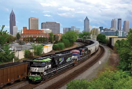 Atlanta skyline and transportation infrastructure in Georgia (featured image)