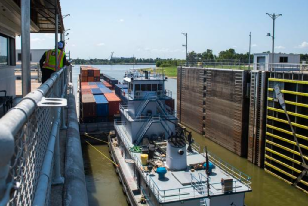 [Visible industrial asset] in the Baton Rouge and Port Allen area