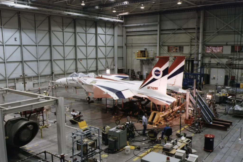 [Aircraft, testing facility, or aerospace equipment] at [confirmed California facility]