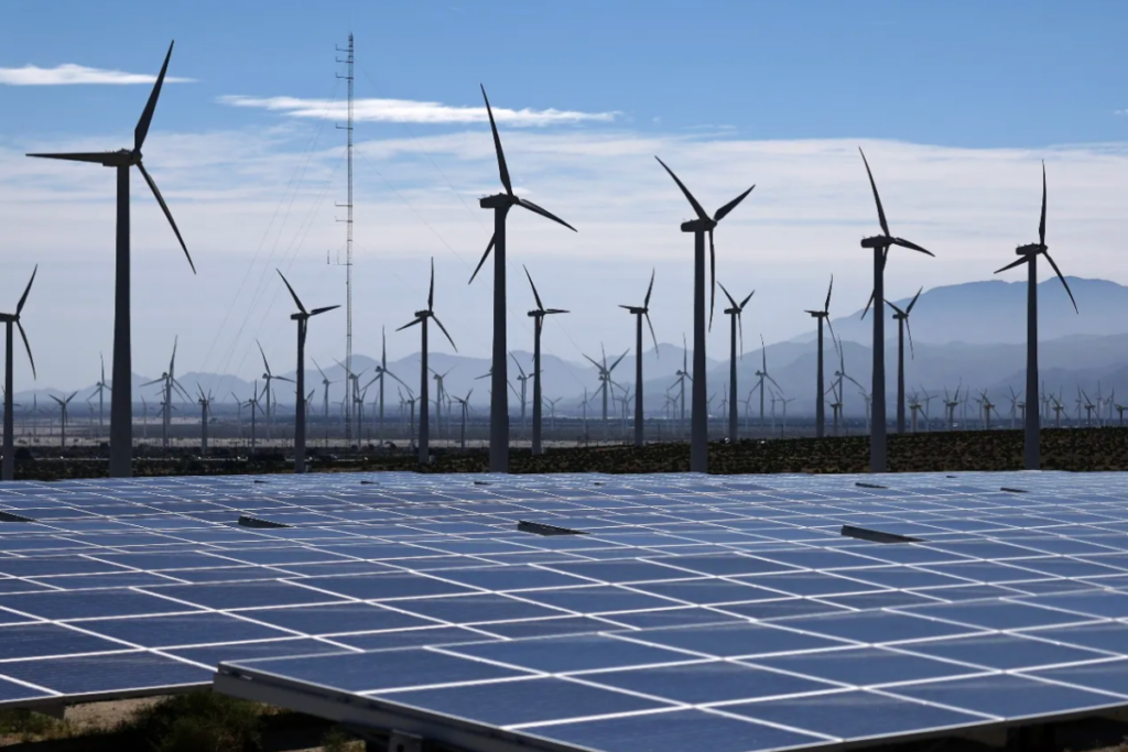 [Visible energy infrastructure] in [confirmed California location]