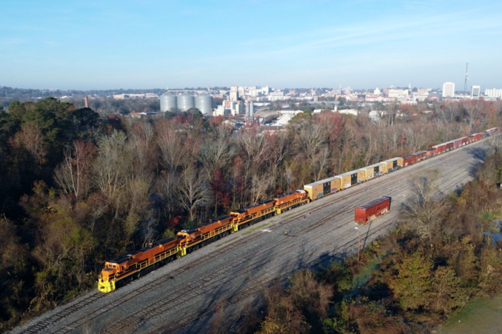 [Visible industrial asset] in [confirmed Georgia location]