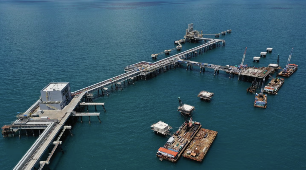 LNG, terminal, and pipeline infrastructure in the Texas Coastal Bend