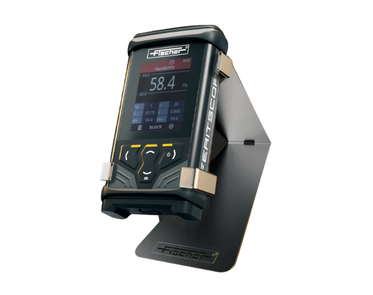 Mobile detection of ferrite content with the Feritscope DMP30