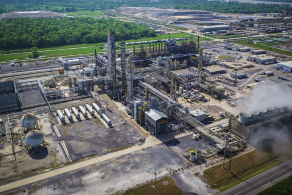 [Visible process-industry asset] in Geismar or Ascension Parish, Louisiana