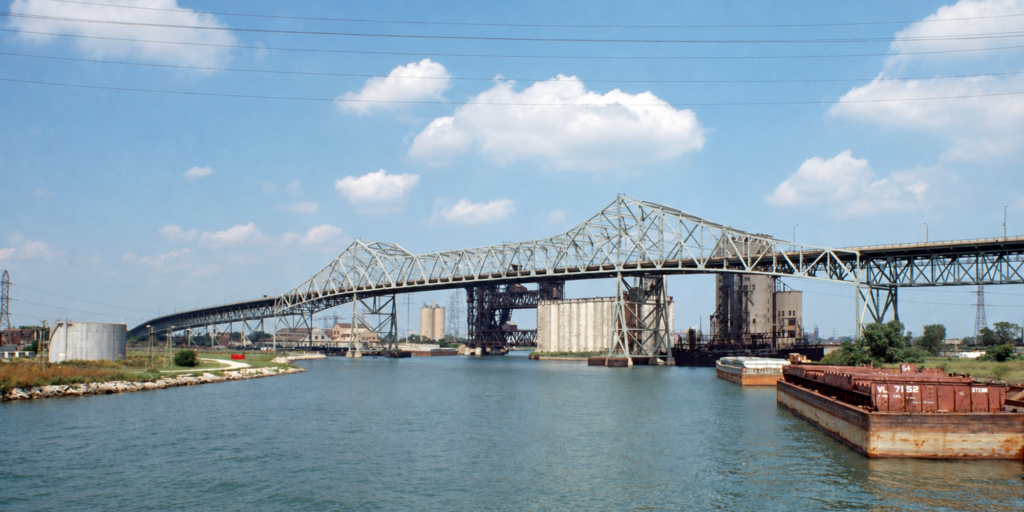 Industrial waterfront and freight infrastructure in the Chicago area (hero image)