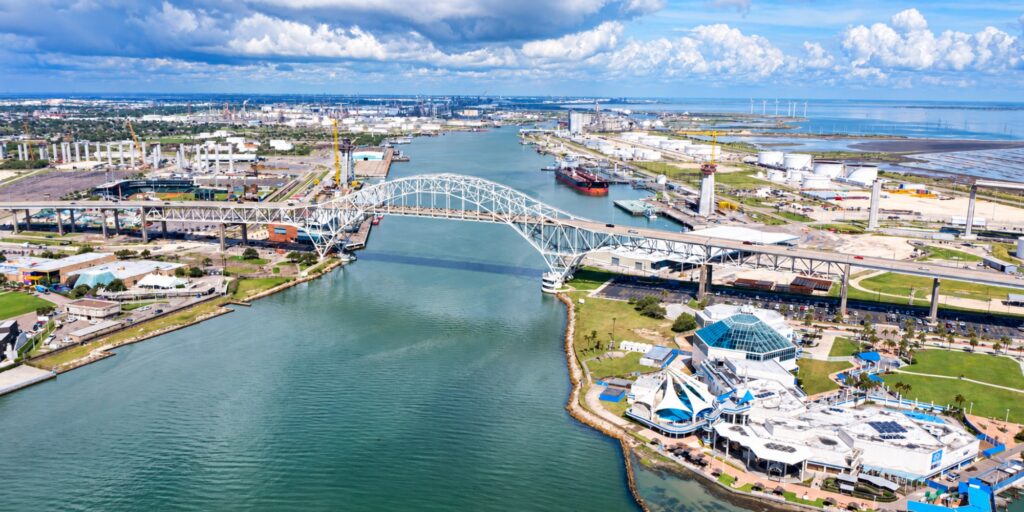 Corpus Christi Ship Channel and industrial waterfront (hero image)