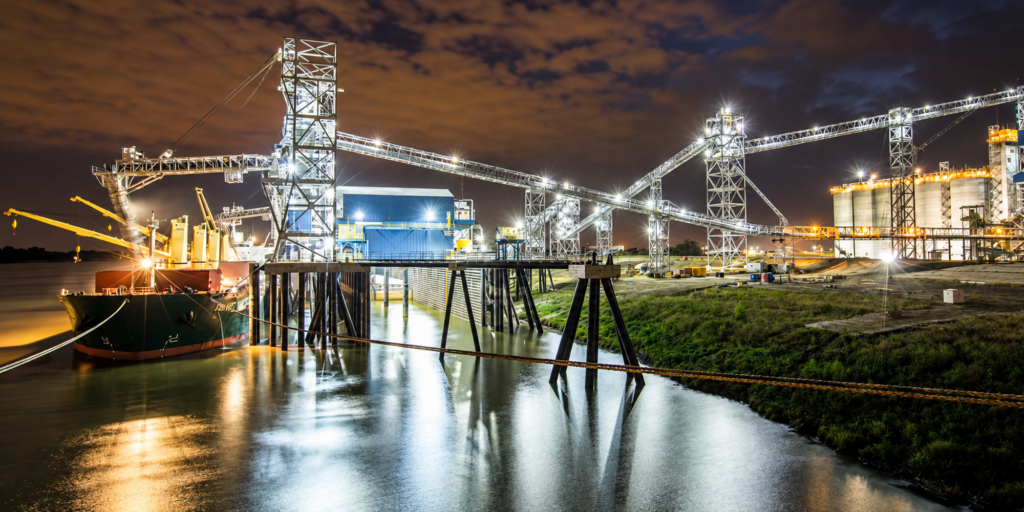 [Visible industrial asset] in the Baton Rouge region of Louisiana
