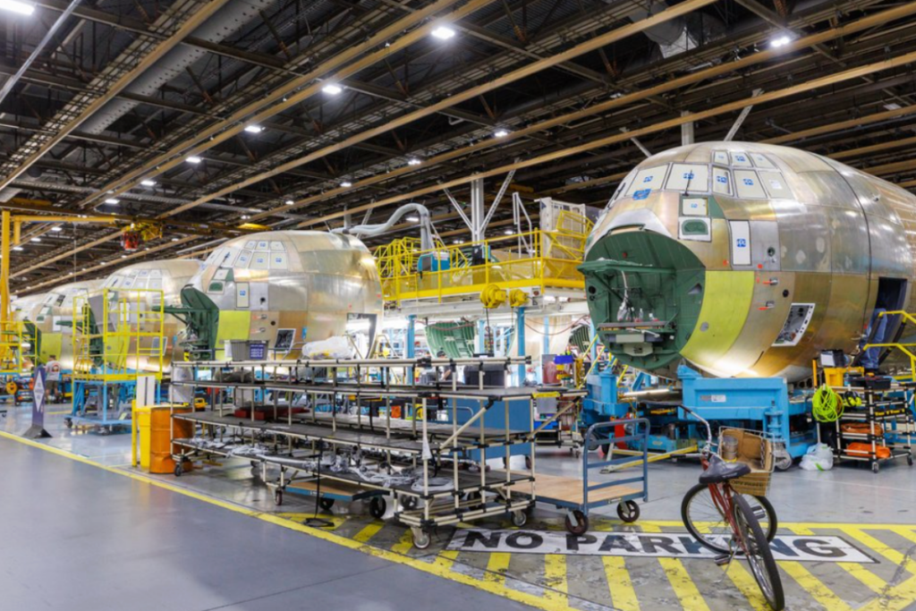 Aerospace manufacturing or aviation infrastructure in Marietta, Georgia