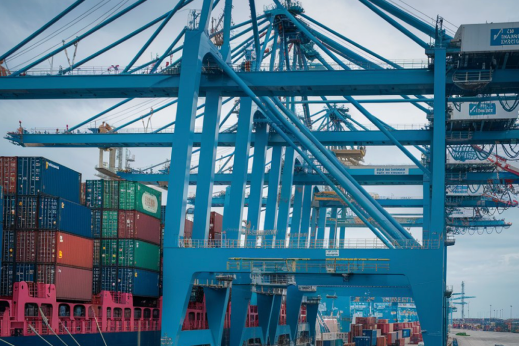 [Wharf, vessel, or terminal equipment] at [confirmed Port Houston location]