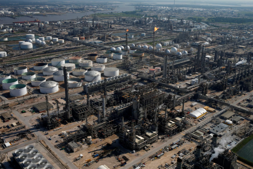 Refinery, petrochemical, and storage infrastructure in [confirmed Texas location]