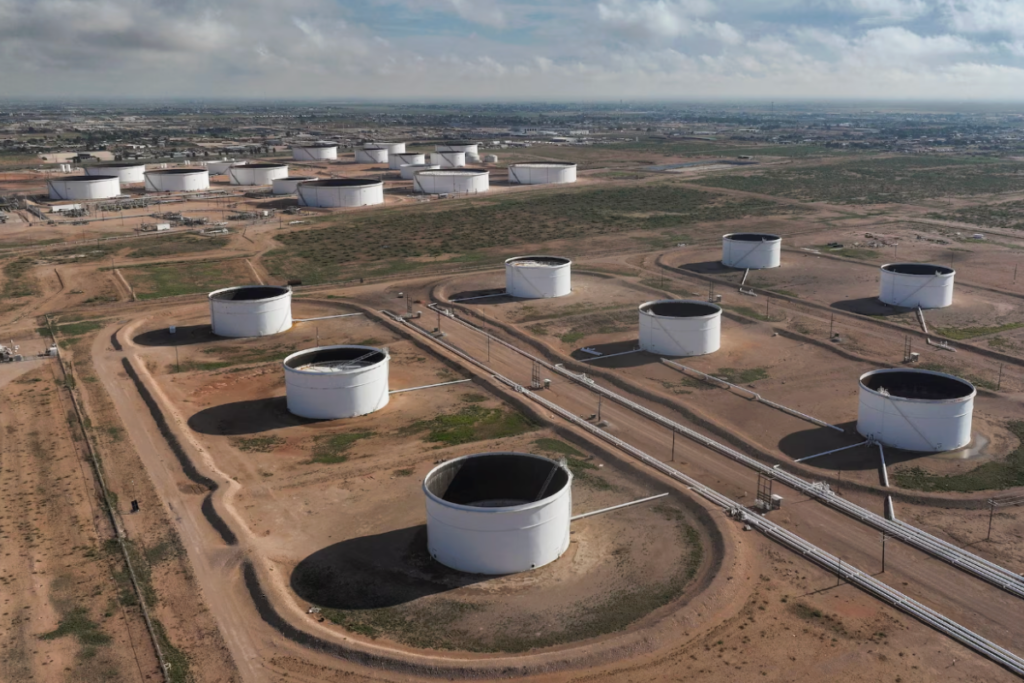 Midstream and production infrastructure in West Texas