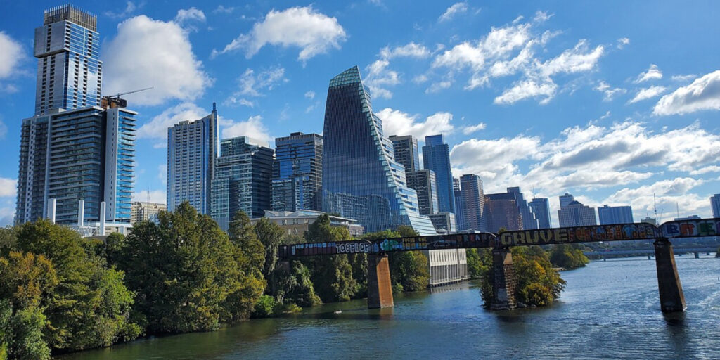 Austin skyline and Central Texas infrastructure (hero image)