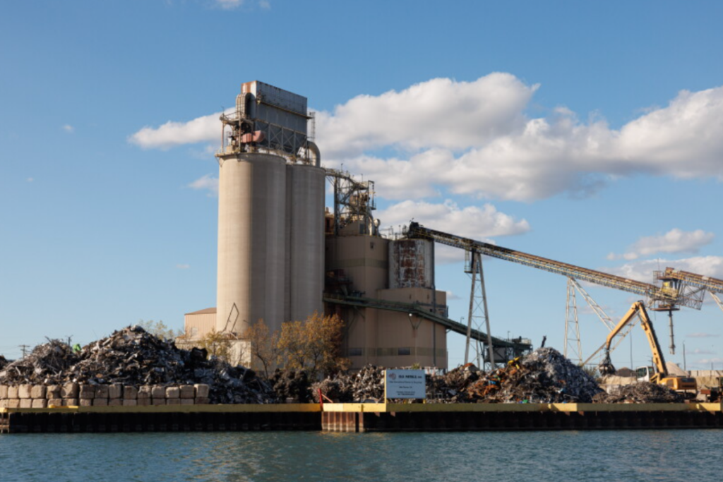 Industrial infrastructure in the Calumet area of Chicago