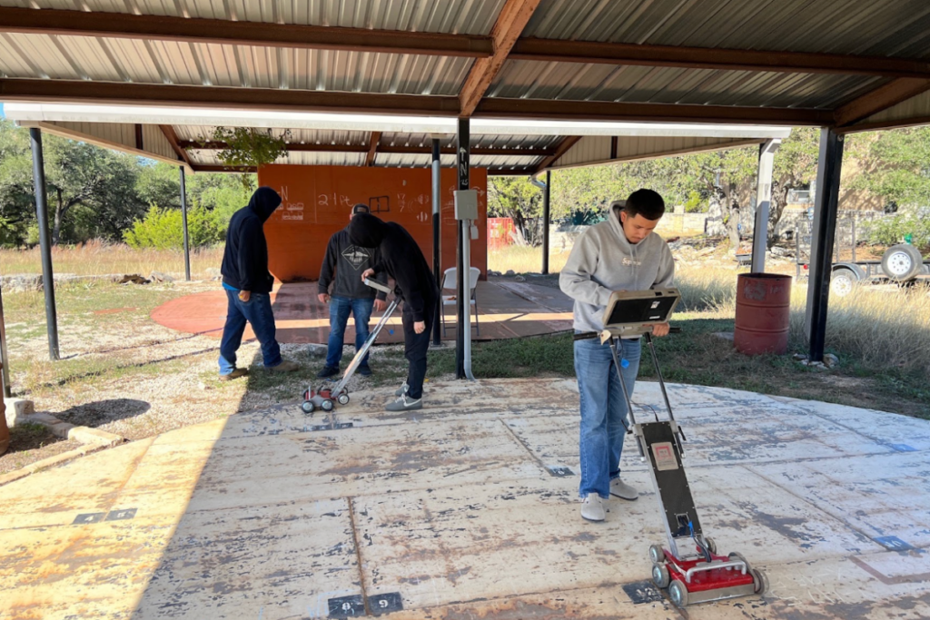 MFL equipment and specialized training at MFE headquarters in Dripping Springs